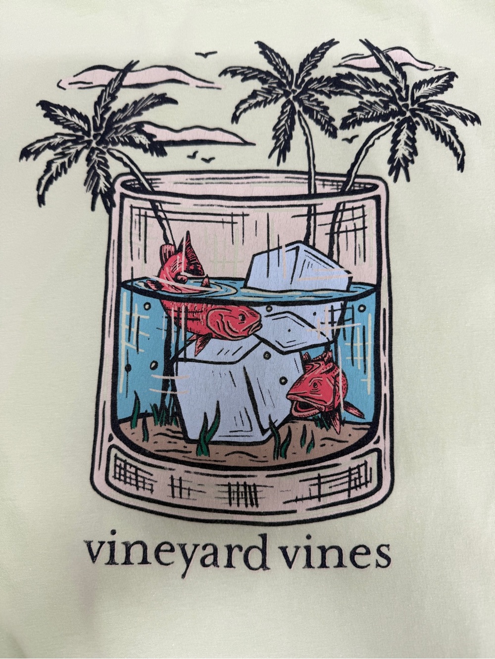 Vineyard Vines Graphic Tee Women’s Small Green - Picture 4 of 8